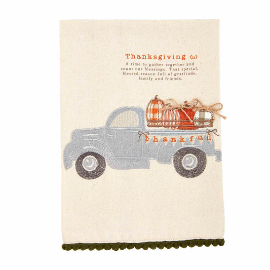 Thanksgiving Hand Towel 14" x 21" Cotton