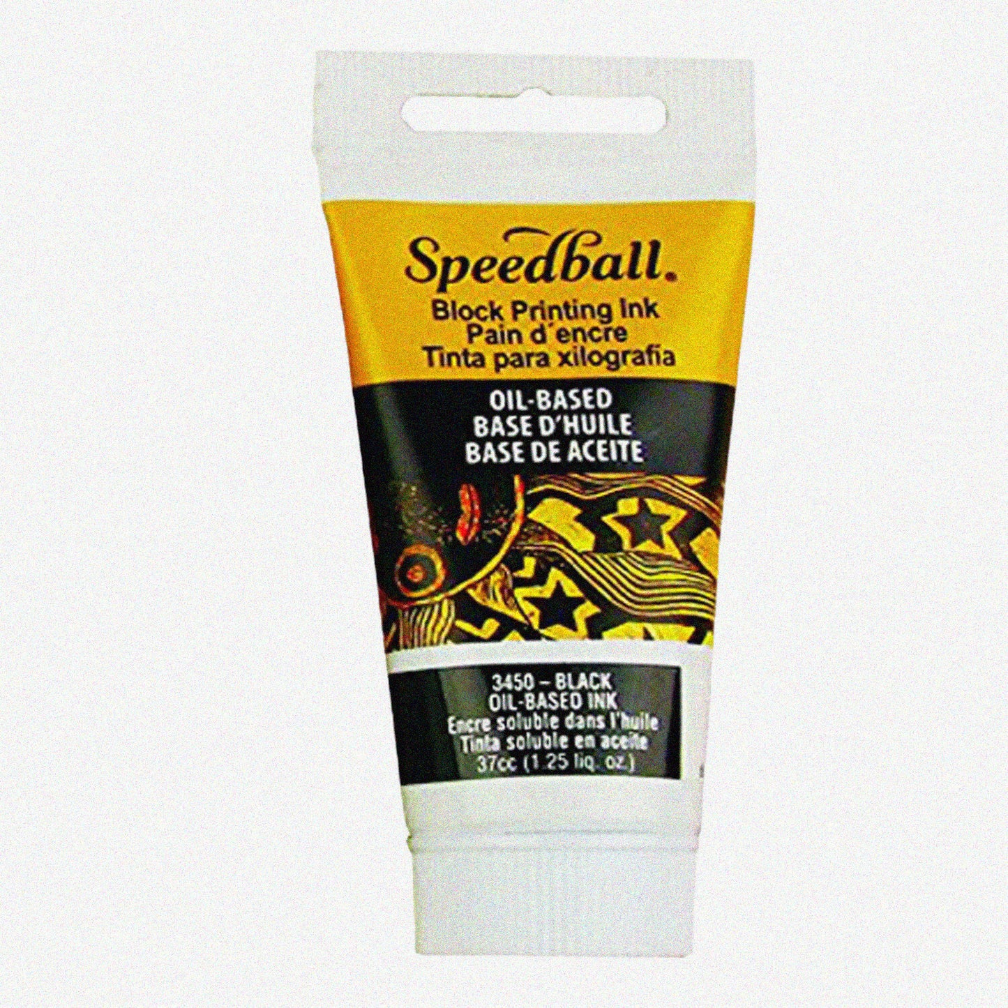 ProPrint Black Ink 1.25oz Permanent Block Printing