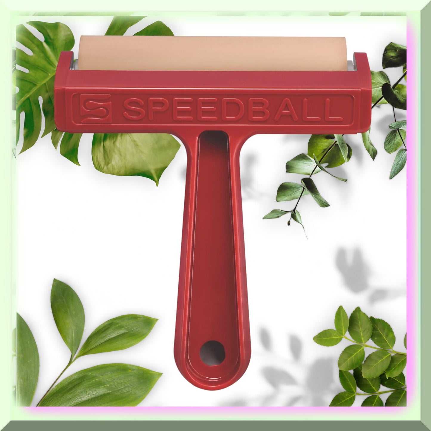 4" Soft Rubber Brayer Roller Tool