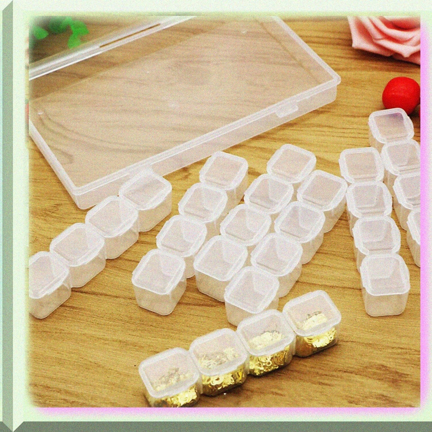 28 Slots Jewelry and Pills Storage Organizer