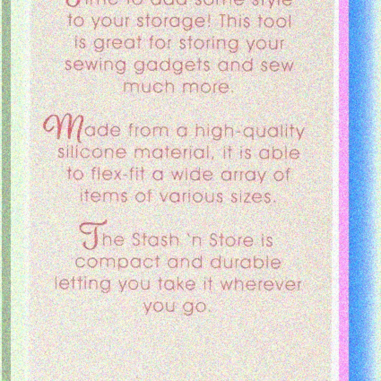 Navy Sewing and Quilting Storage Organizer