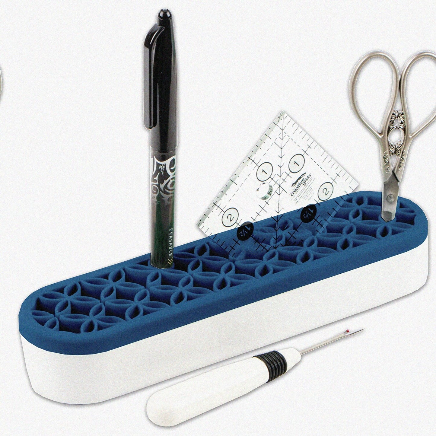 Navy Sewing and Quilting Storage Organizer