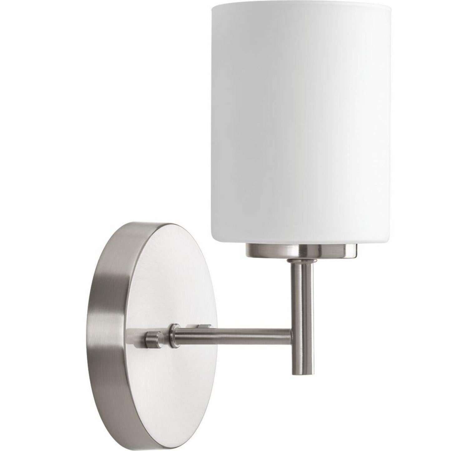 Replay Collection 1-Light Etched White Glass Modern Bath Vanity Light