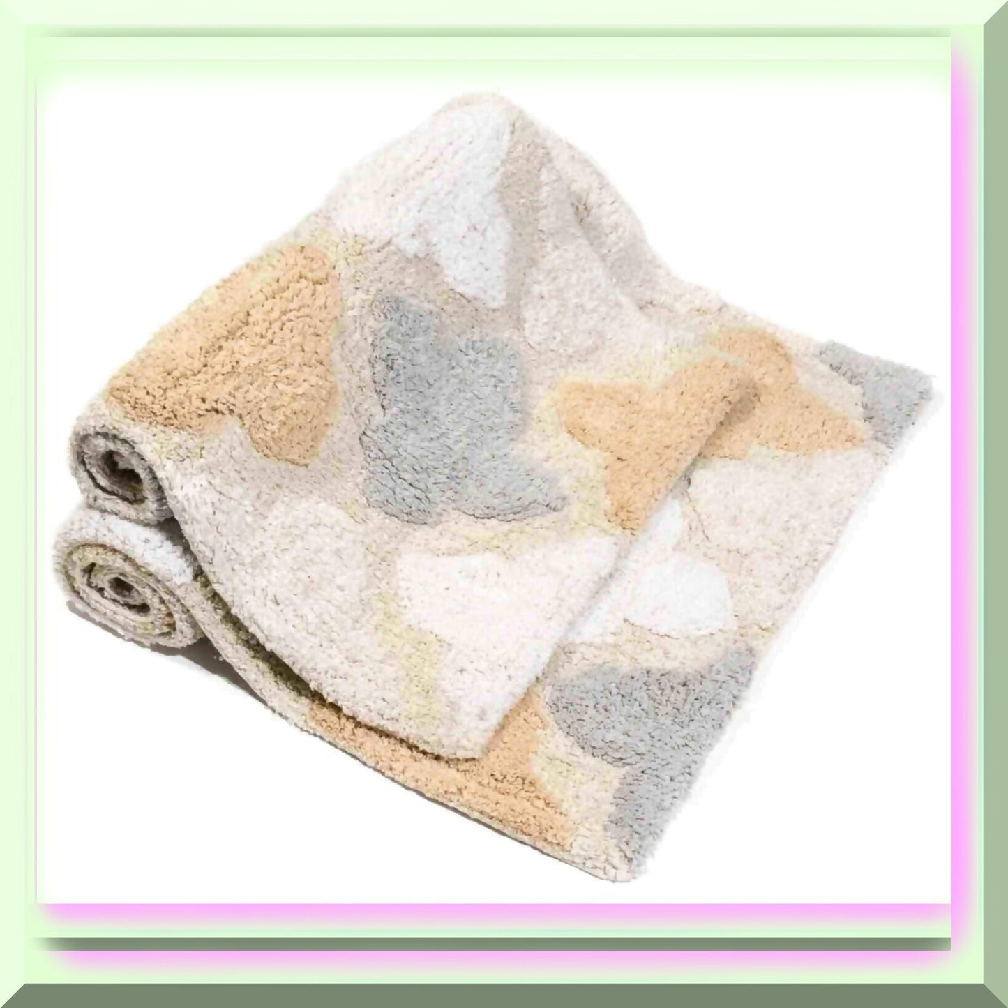 2-Piece Cotton Bath Rug Set 21"x34" & 17"x24"
