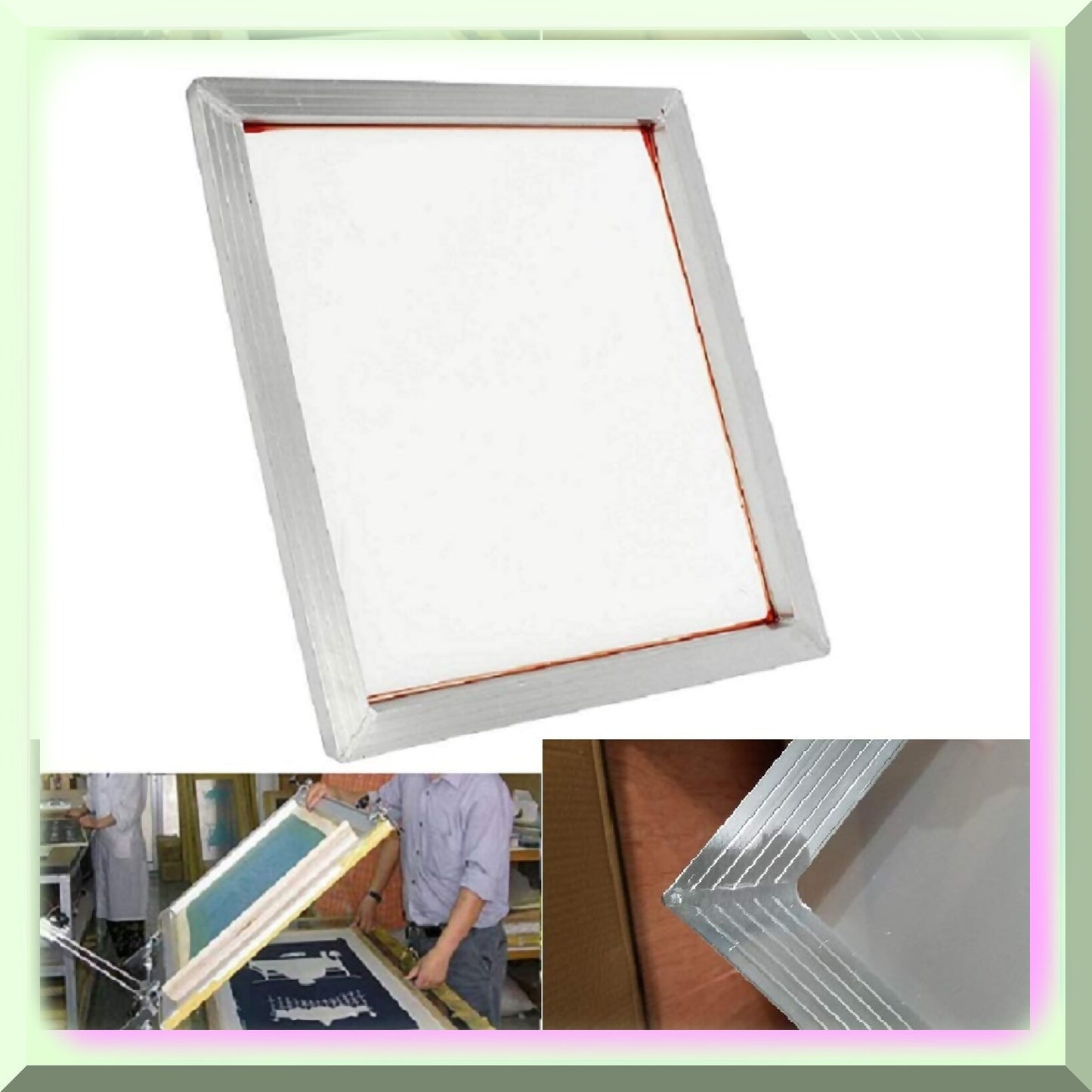 Aluminum Screen Printing Frame 11.8x15.75 Inches