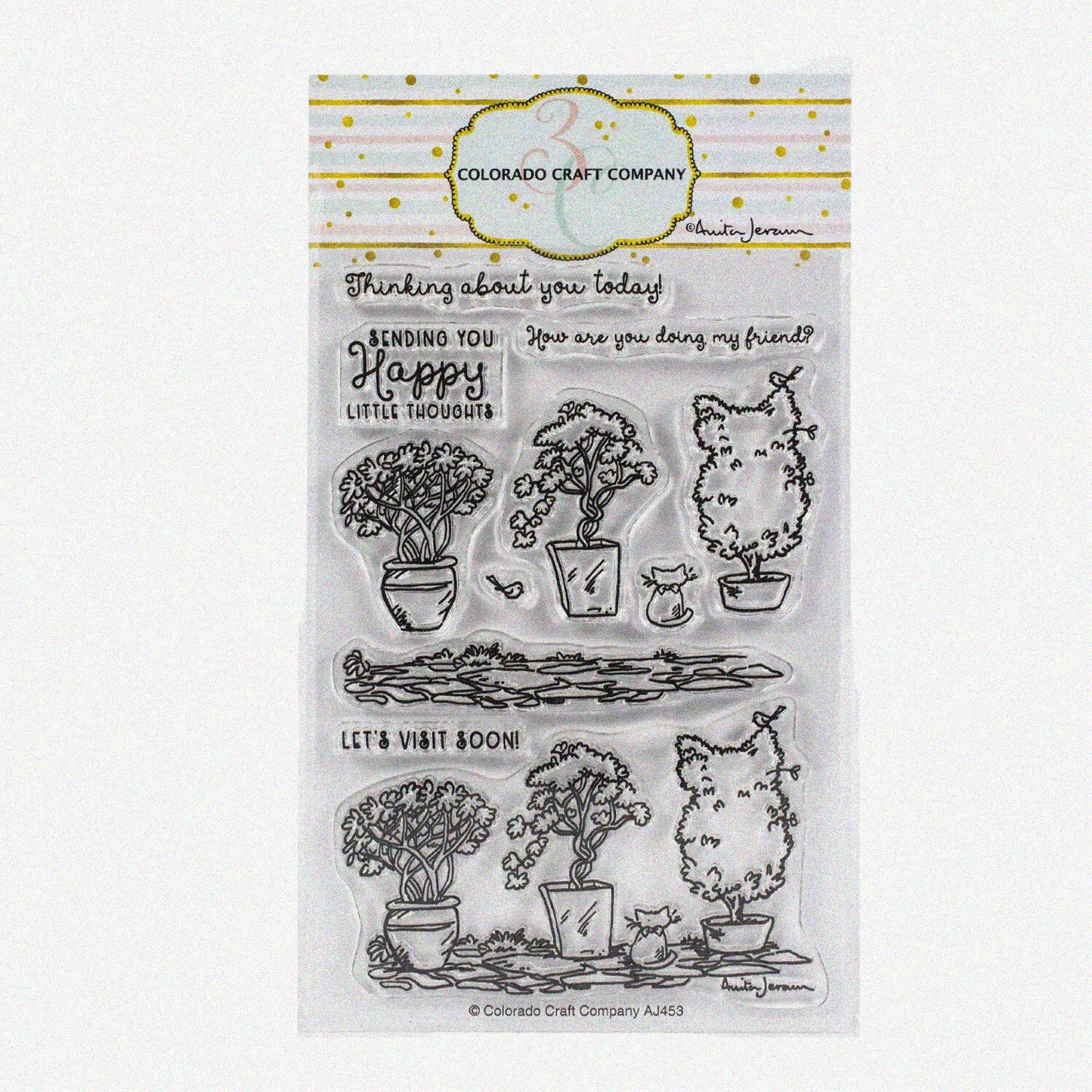 Clear Stamp Topiaries Kitten Set