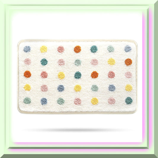 Floral Microfiber Bath Mat 20" x 31"