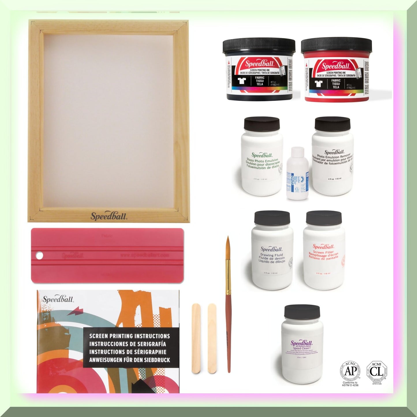PrintPro Deluxe Screen Printing Kit 10x14