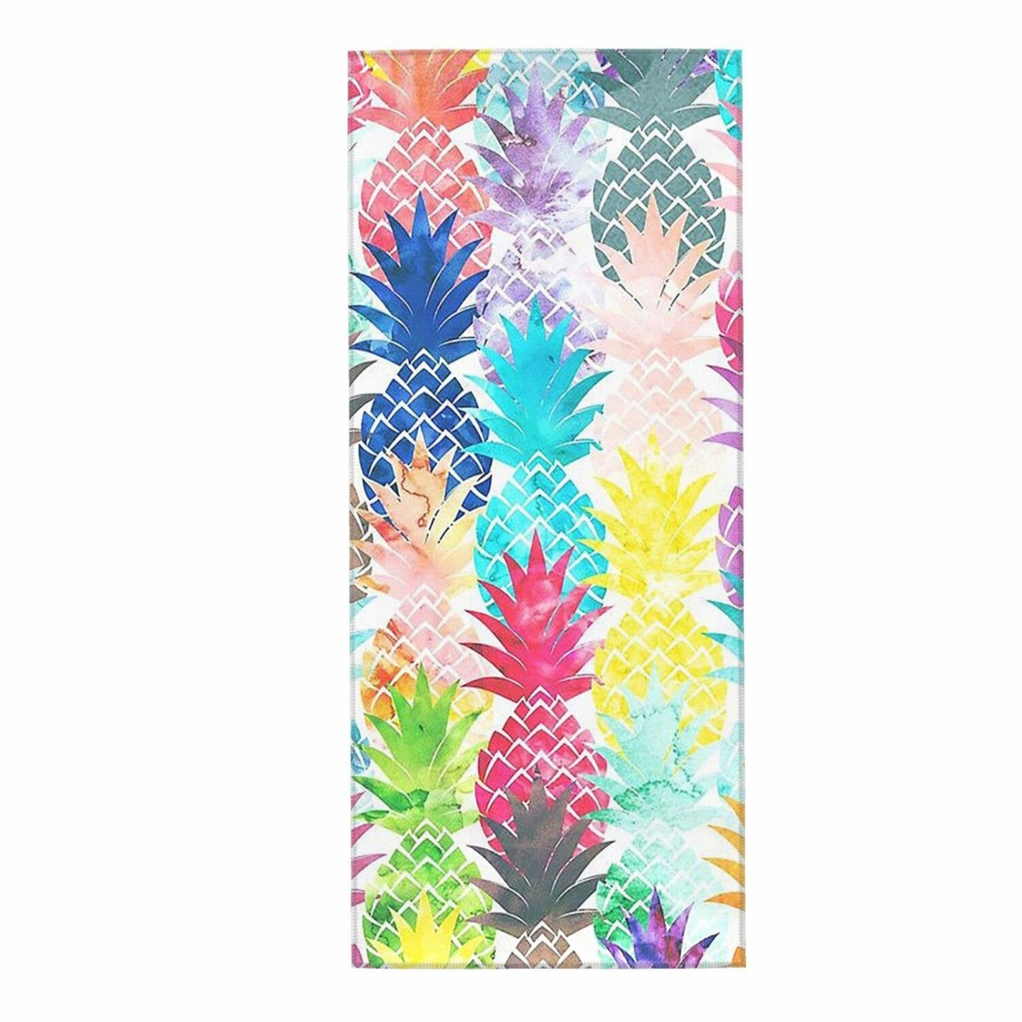 Hawaiian Tropical Pineapple Hand Towels 27.5 x 12 in