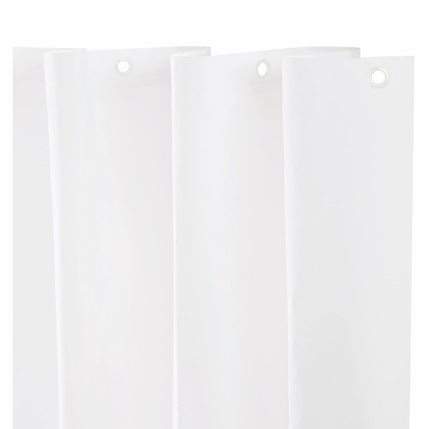 Lightweight PEVA Shower Curtain Liner 2-Pack White 70x72
