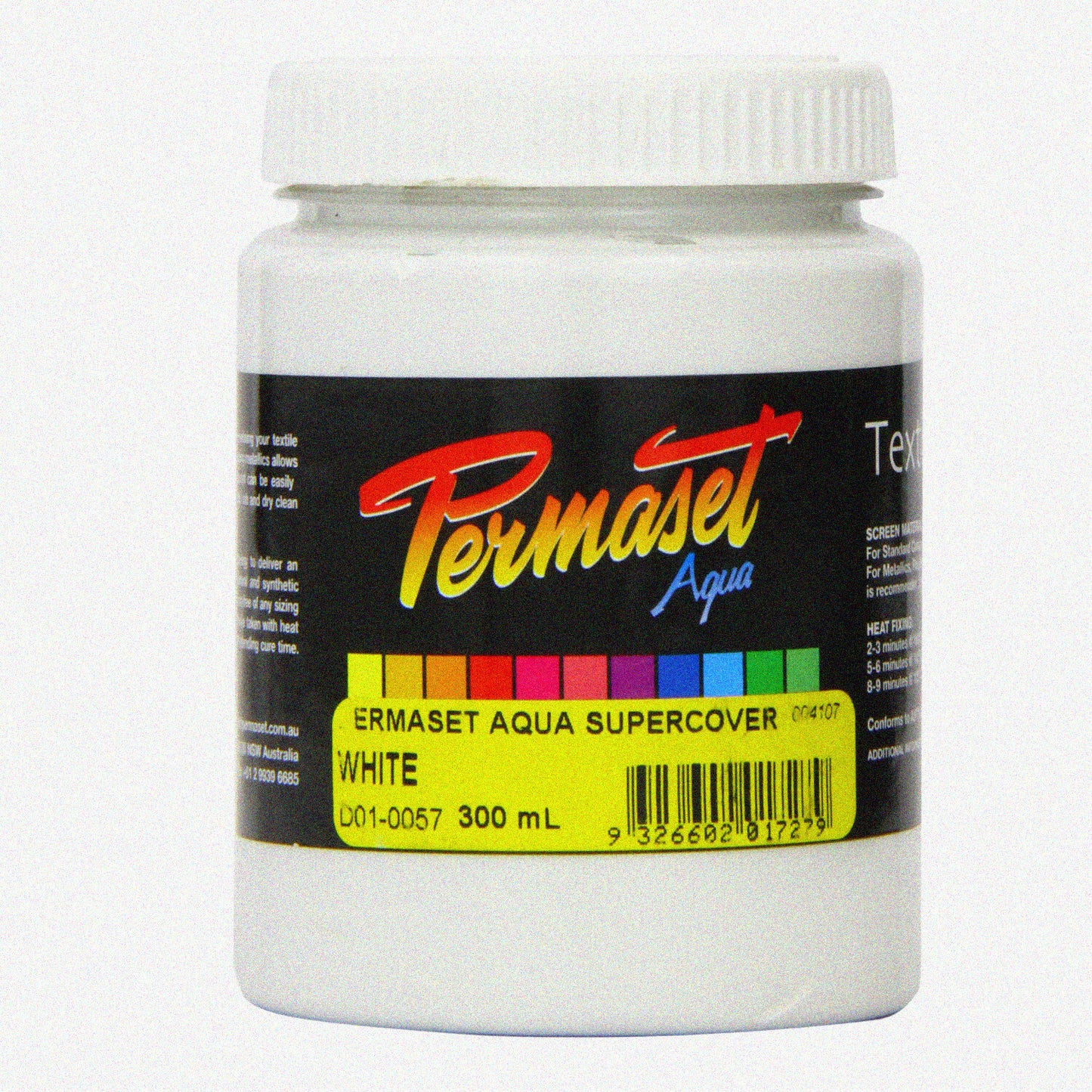 AquaWhite Fabric Ink 300ML White Screenprinting