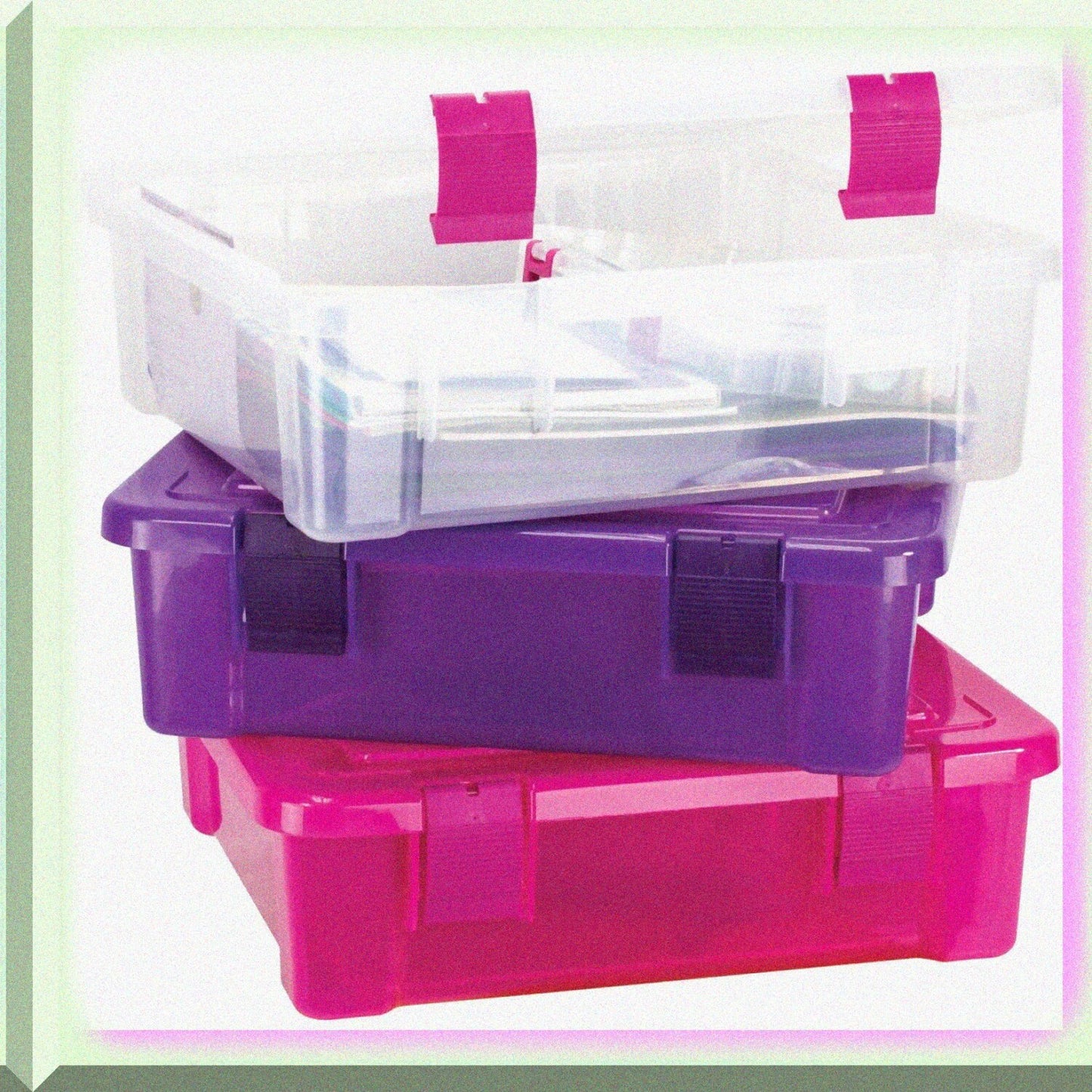 File Tub Scrapbooking Storage Box
