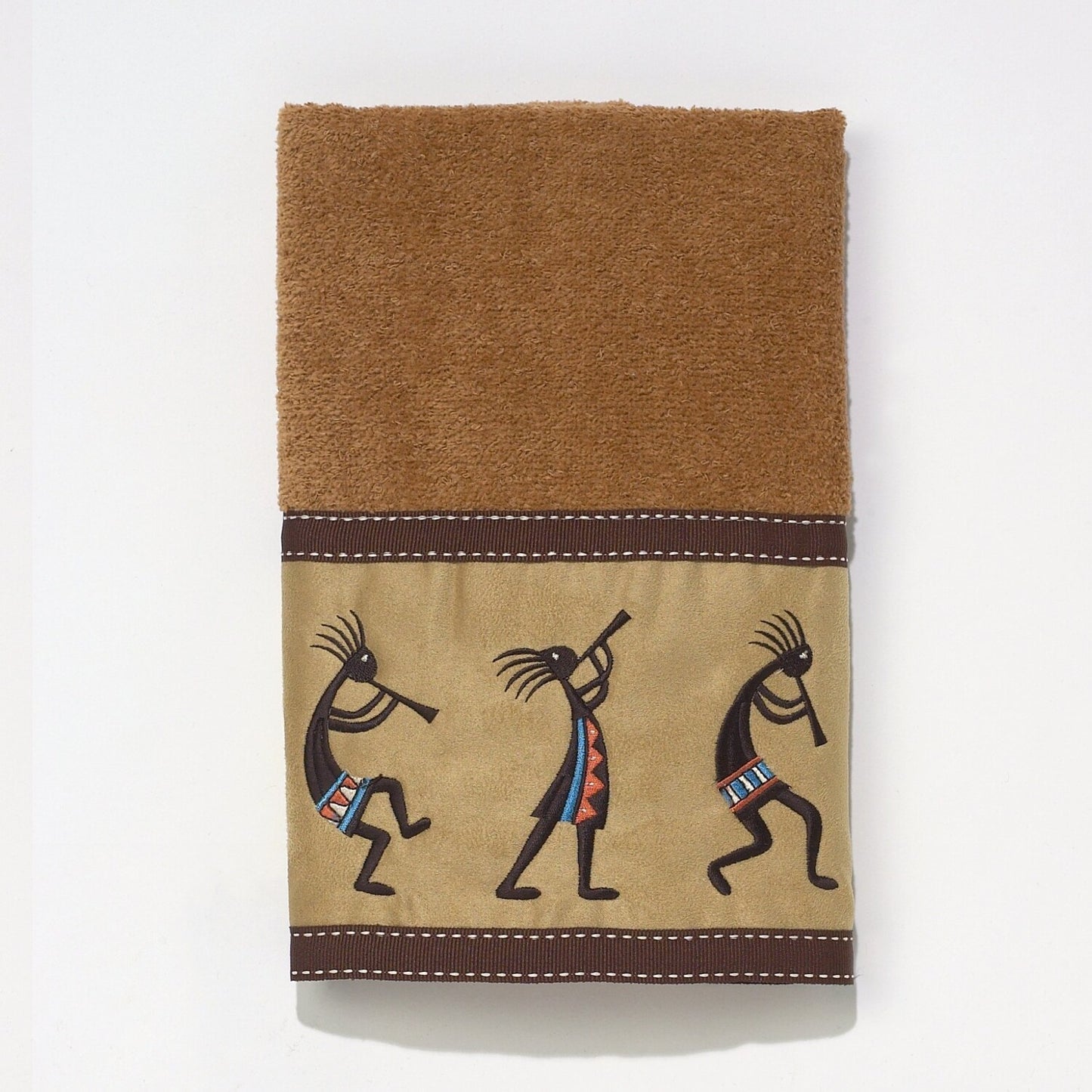 Kokopelli Hand Towel Nutmeg 30"x16"