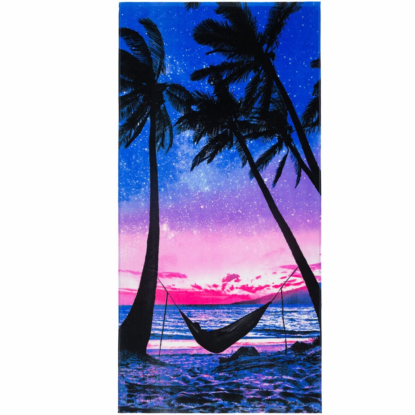 Sunset Palms Beach Towel 30x60 100% Cotton