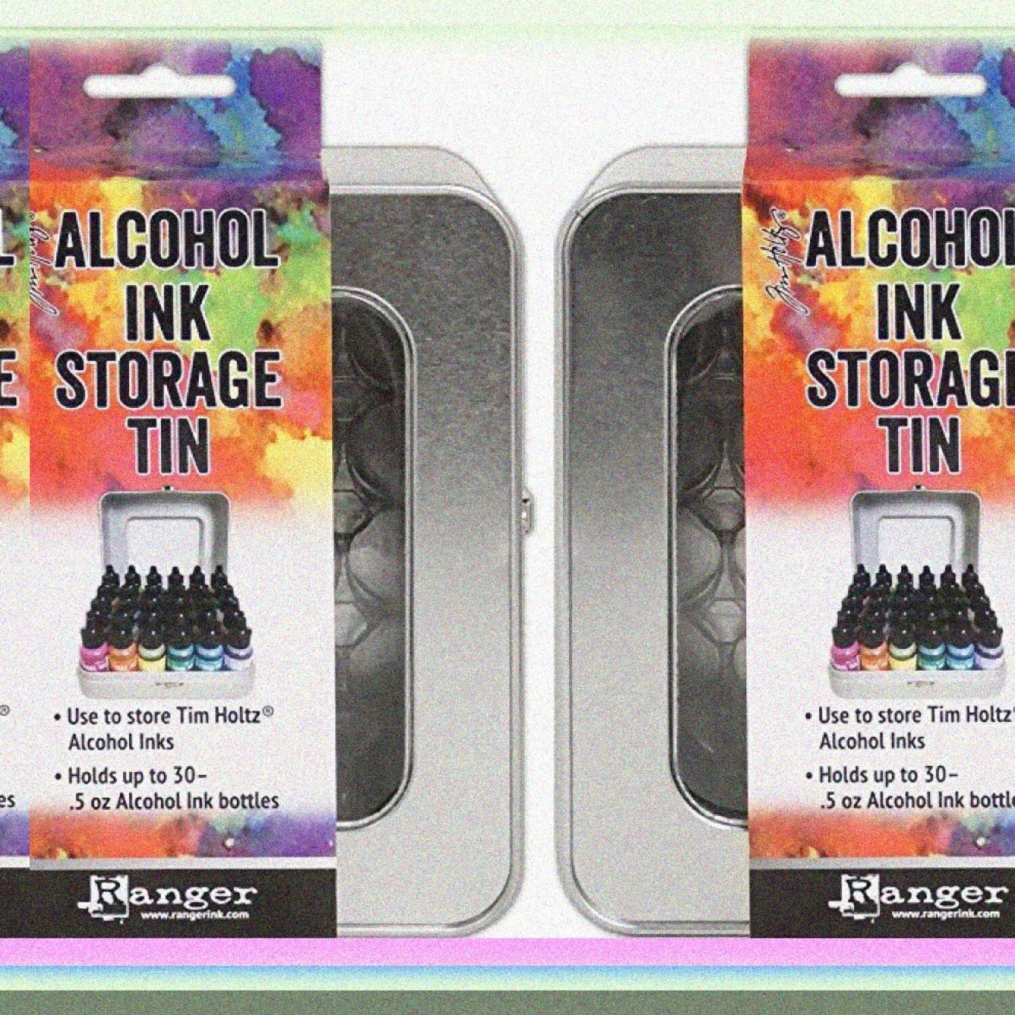 Alcohol Ink Storage Tins Pack of Two