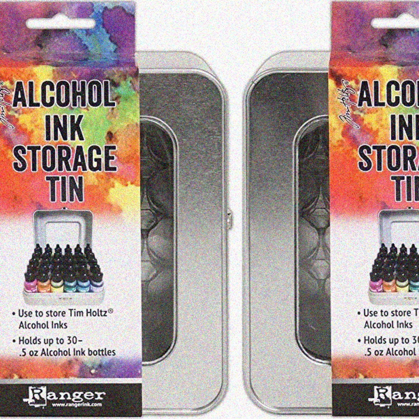 Alcohol Ink Storage Tins Pack of Two