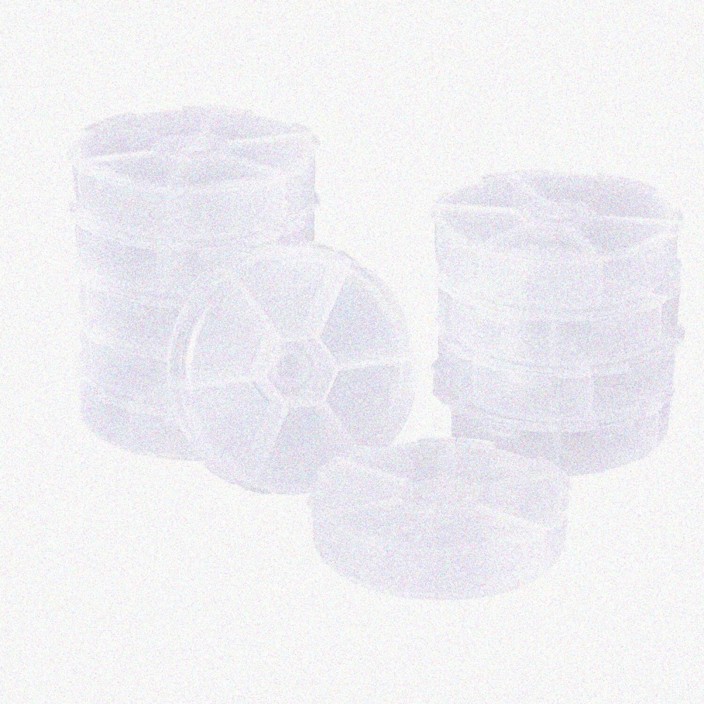 20Pcs Clear Plastic Bead Storage Containers 3.07 Inch Diameter