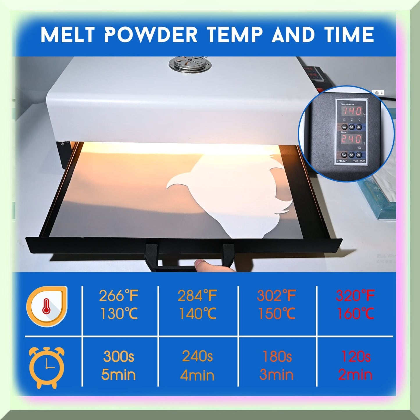 DTF PrintPro Kit with White and Black Transfer Powders