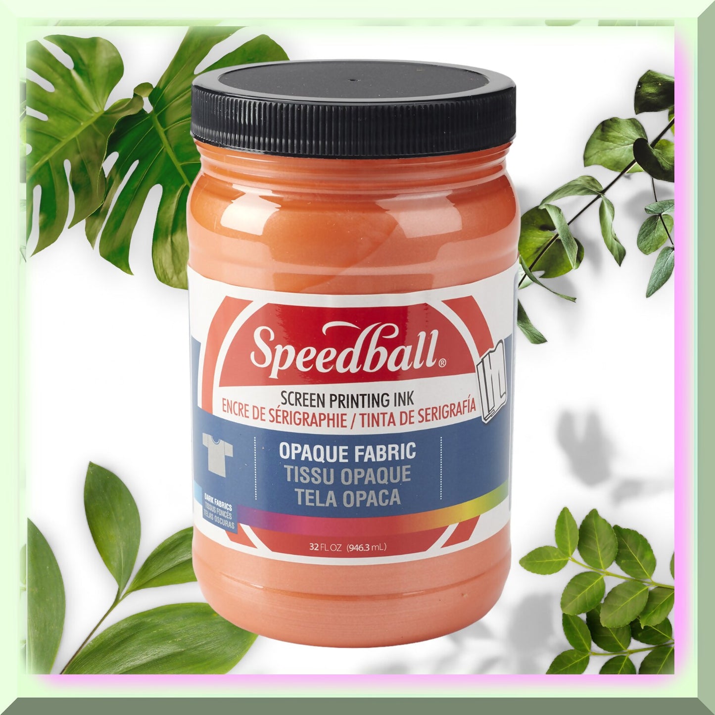 Vibrant Opaque Fabric Screen Printing Ink 32oz