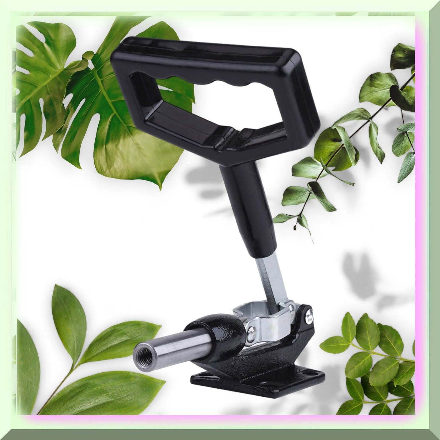 HeatMaster Pro Clamping Press Handle Kit Black Carbon Steel