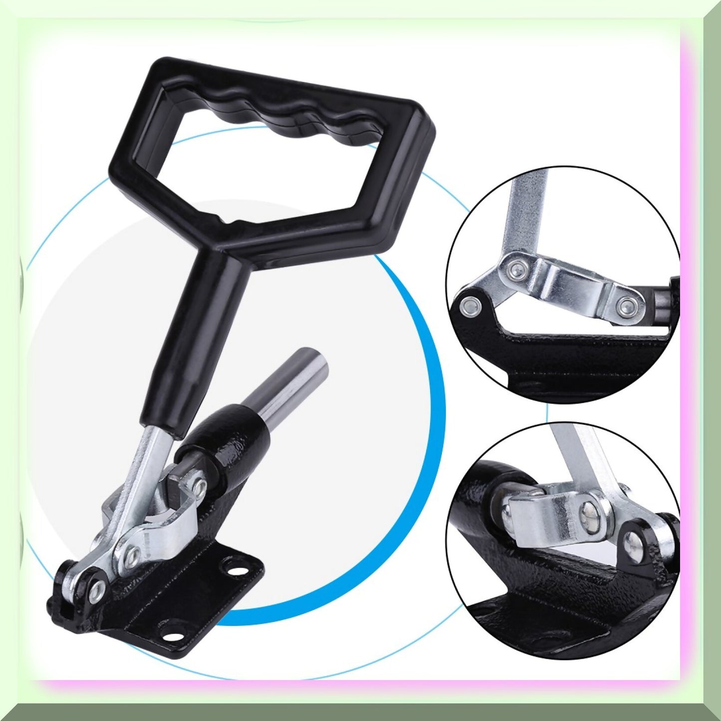 HeatMaster Pro Clamping Press Handle Kit Black Carbon Steel