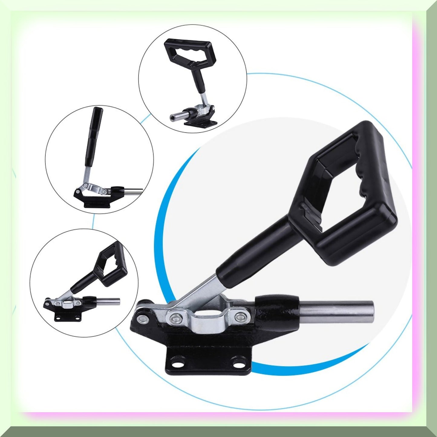 HeatMaster Pro Clamping Press Handle Kit Black Carbon Steel