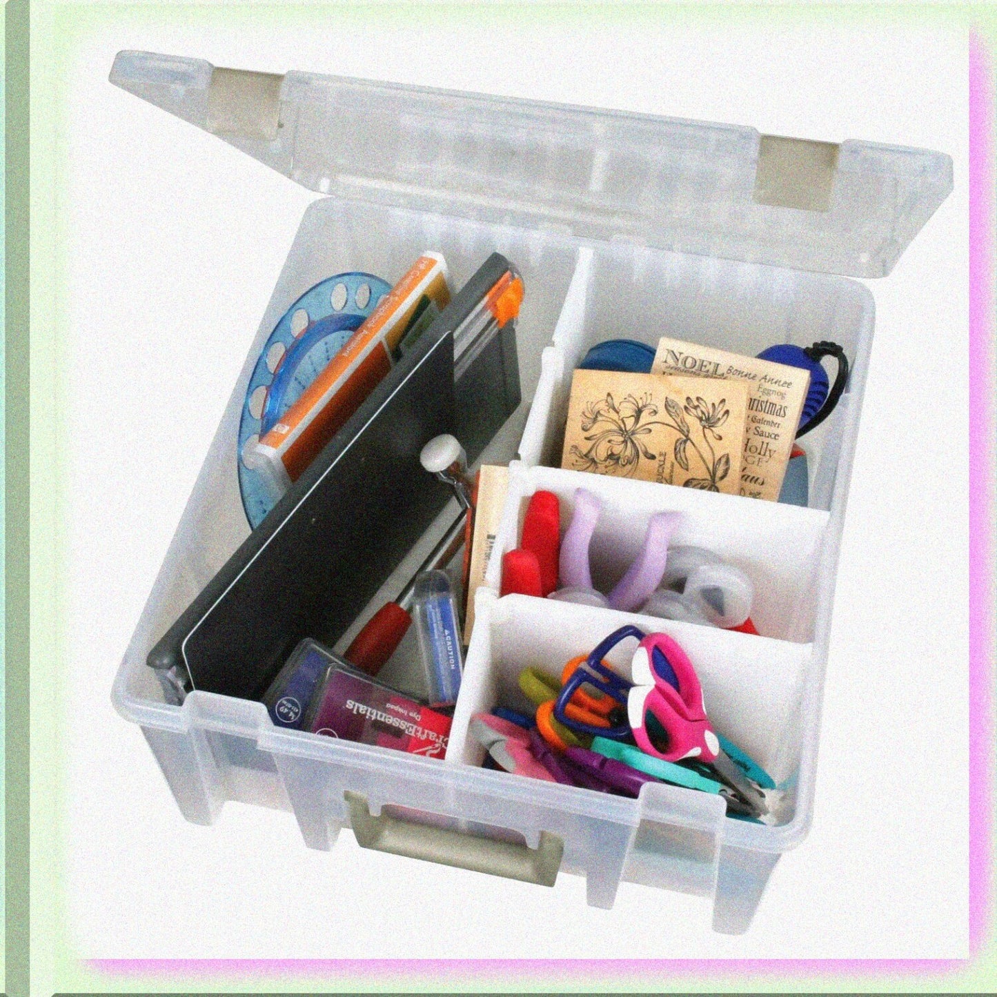 Super Satchel Double Deep Art Storage with Dividers