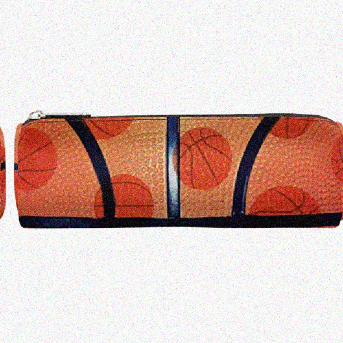 Basketball Texture Pencil Case for School and Travel