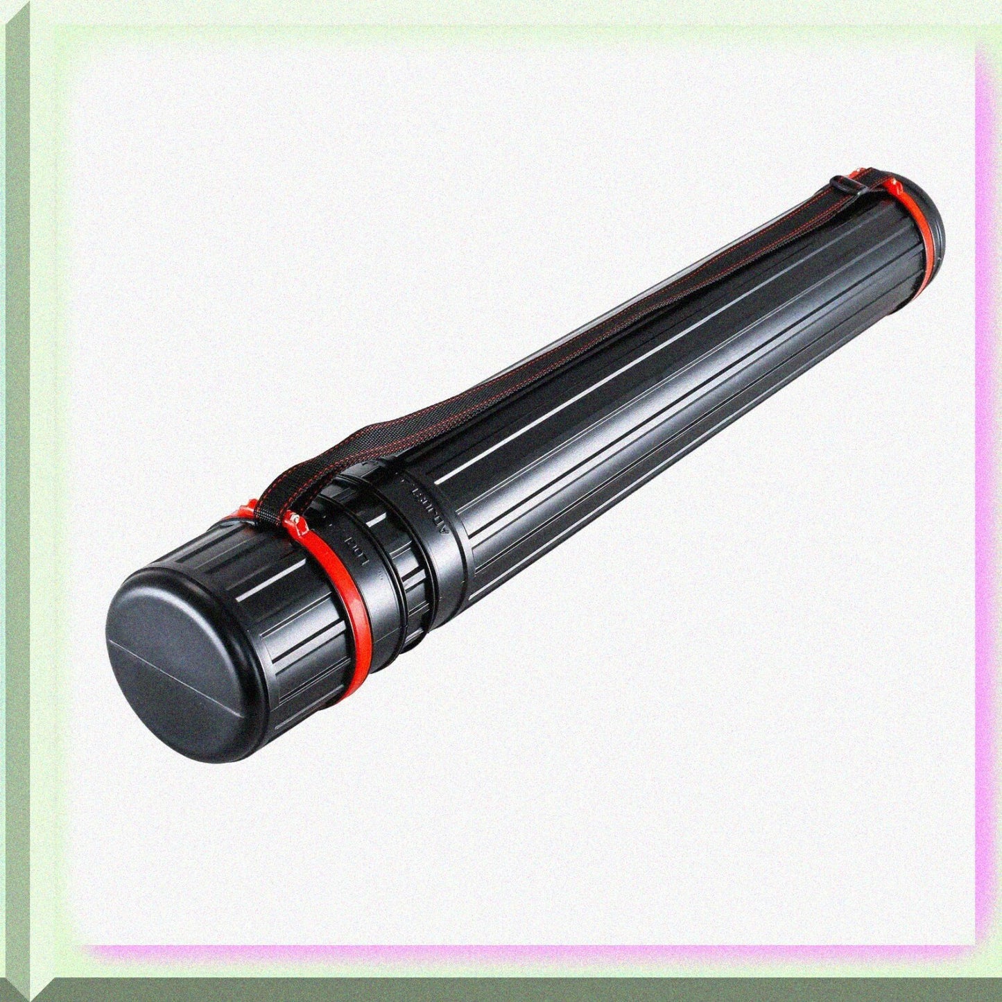 Black Telescoping Drafting Tube 3-1/4" Diameter, 25-42.5" Length