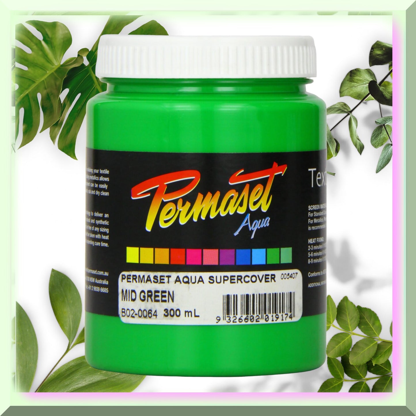 AquaGreen 300ml Fabric Printing Ink