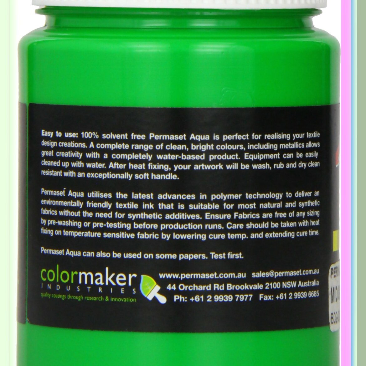AquaGreen 300ml Fabric Printing Ink