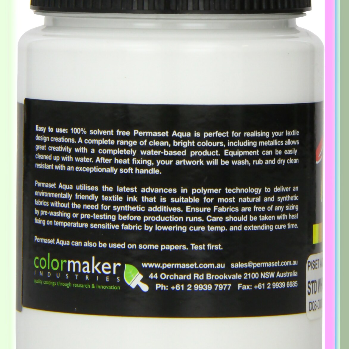 AquaPrint 300ml White Fabric Ink