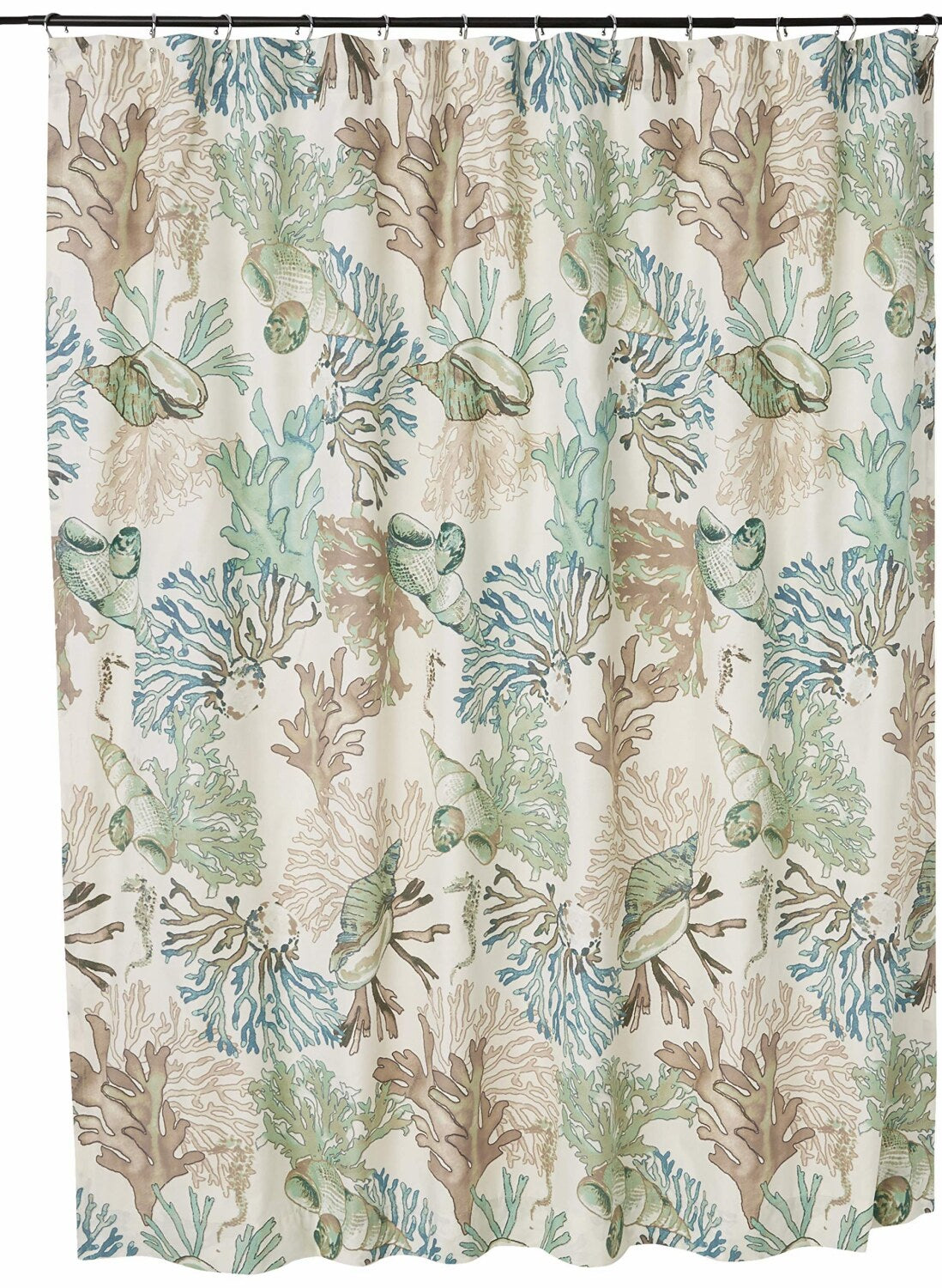 Atlantis Shower Curtain 72x72-inch Jade