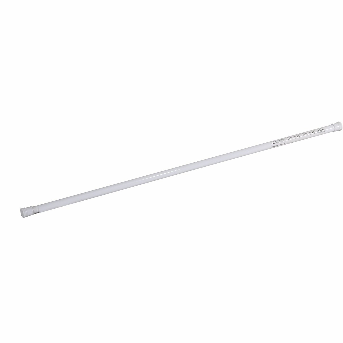 Clic Adjustable Shower Rod White 36-63 inches