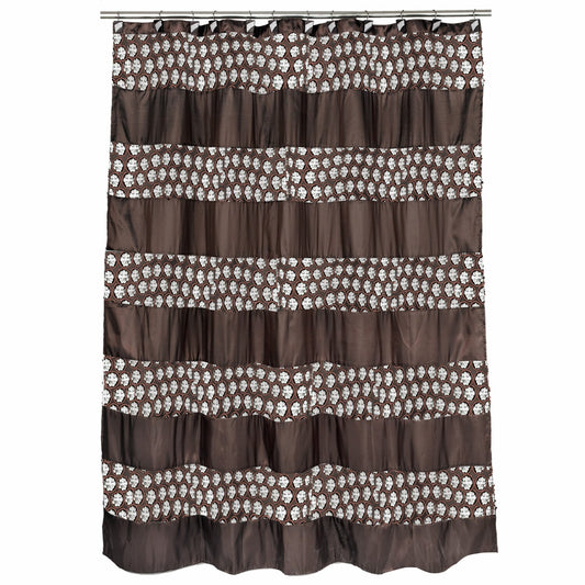 Sinatra Glamorous Silver Sequin Shower Curtain