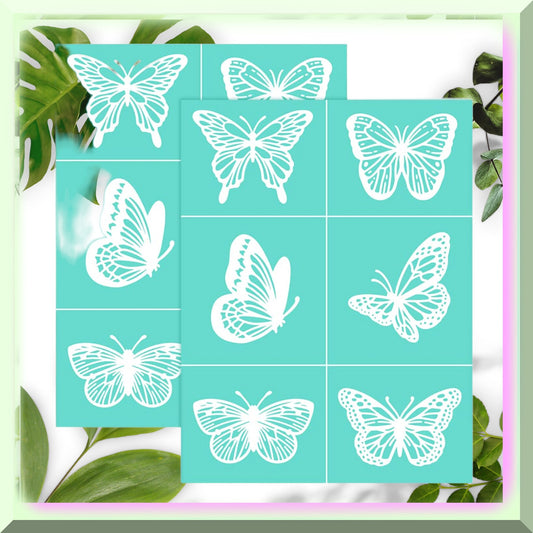 Butterfly Print Silk Screen Printing Kit 2PCS
