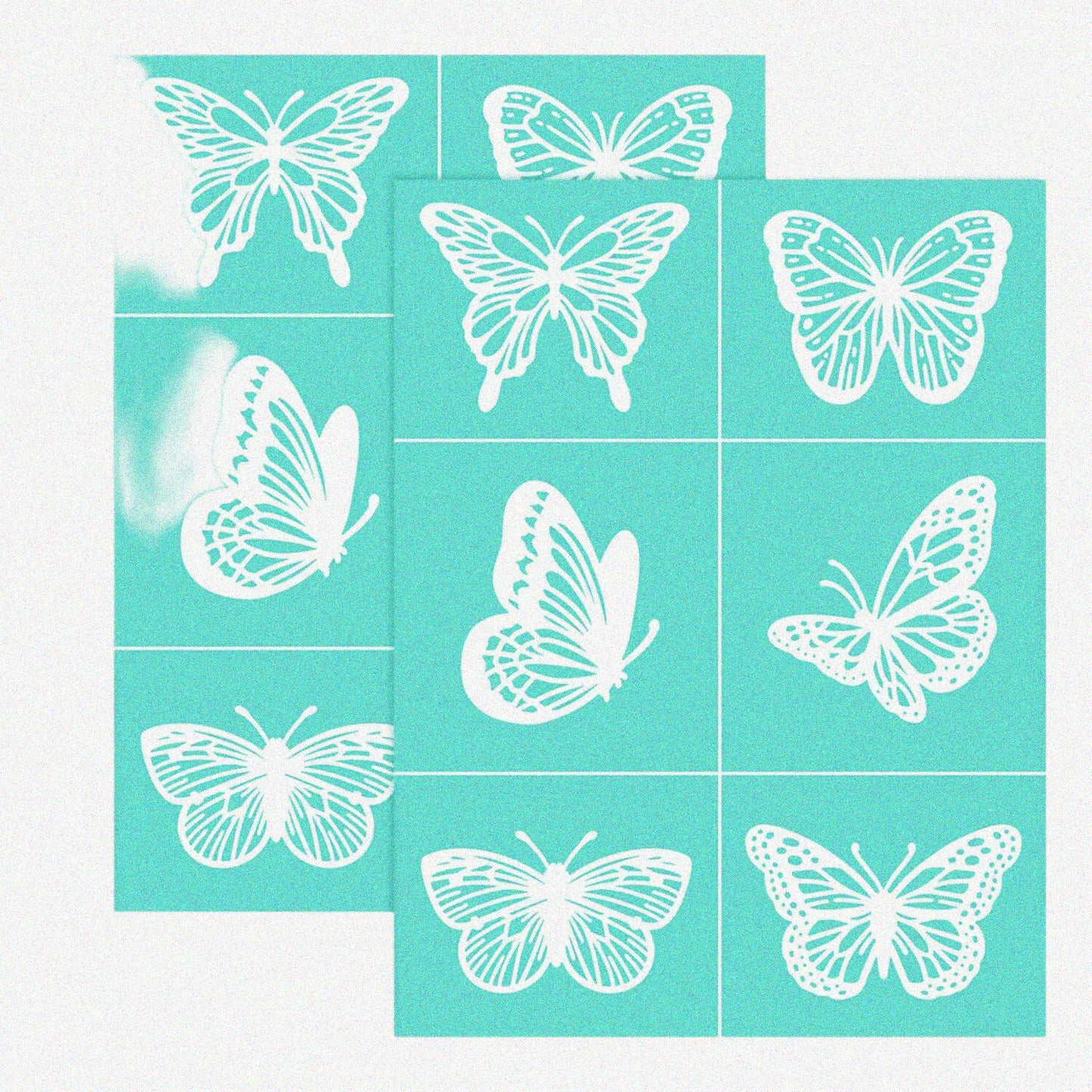 Butterfly Print Silk Screen Printing Kit 2PCS