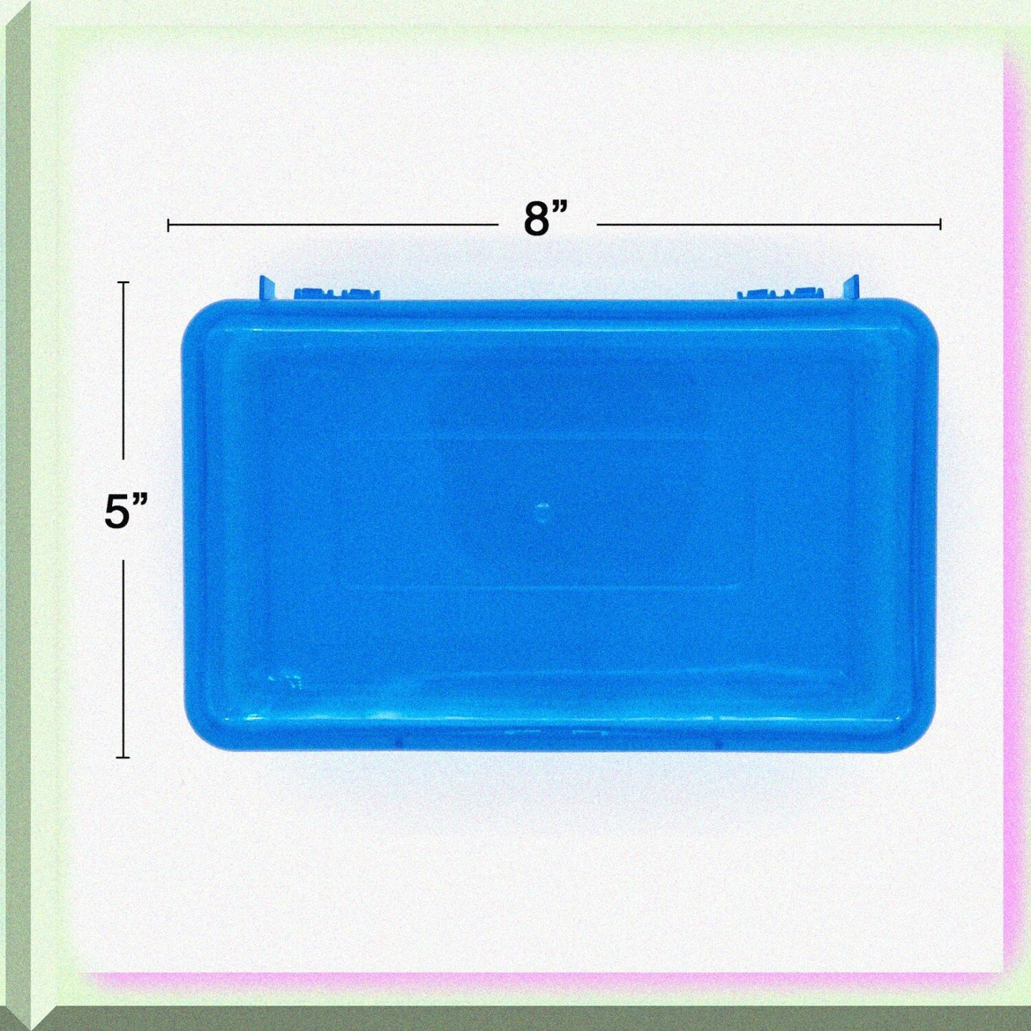 4-Pack Bright Color Plastic Storage Boxes