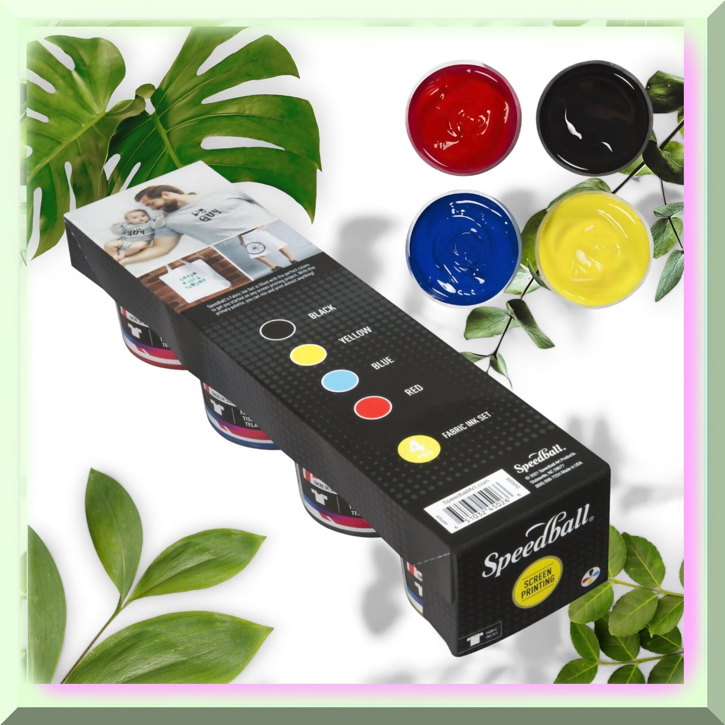 ColorSplash Fabric Ink Kit 4-Color Set 4oz