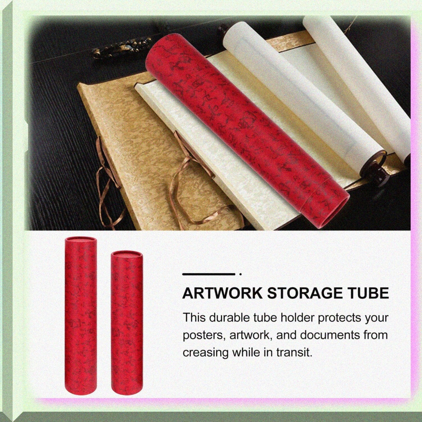 Paper Poster Tube, Kraft, 35cm x 6cm