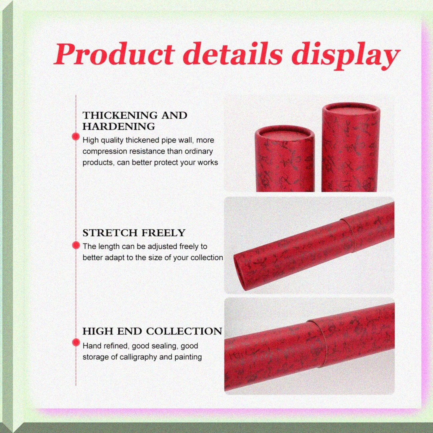 Paper Poster Tube, Kraft, 35cm x 6cm