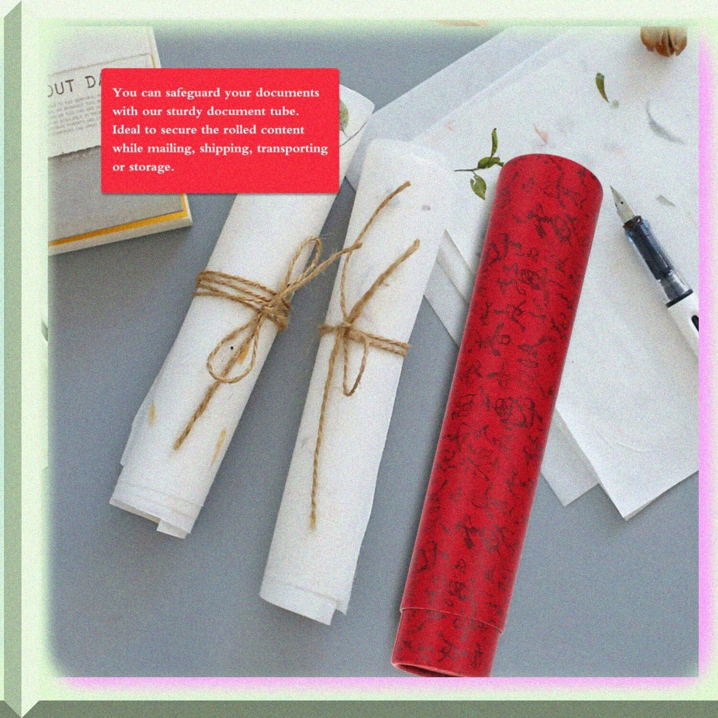Paper Poster Tube, Kraft, 35cm x 6cm