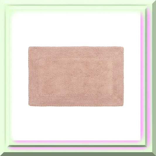 Ruffle Cotton Bath Rug 20" x 34" Blush