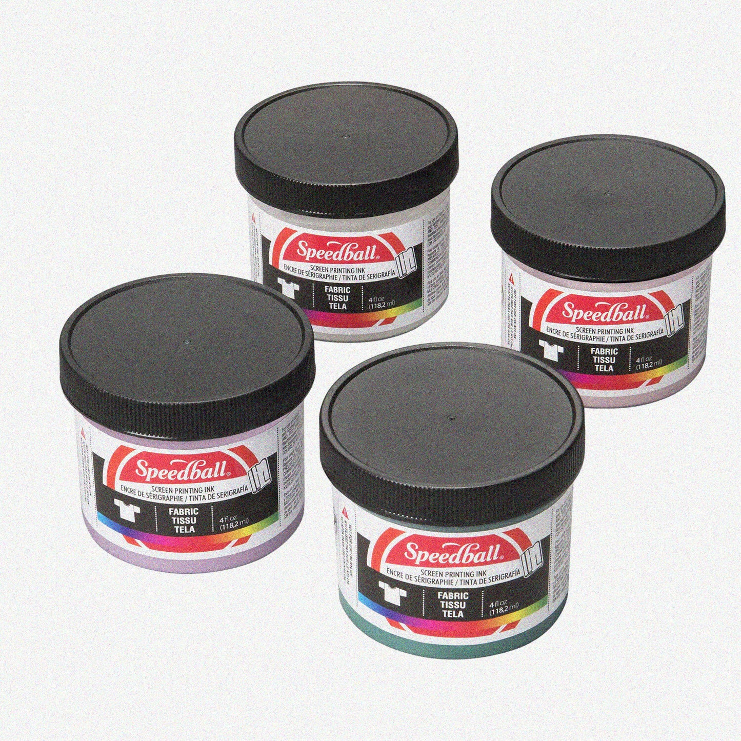 PastelPrints Fabric Screen Printing Ink 4-Pack