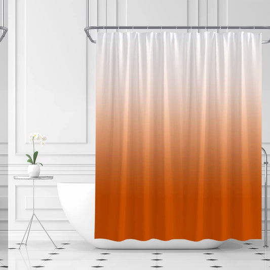 Burnt Orange Ombre Shower Curtain 70x70