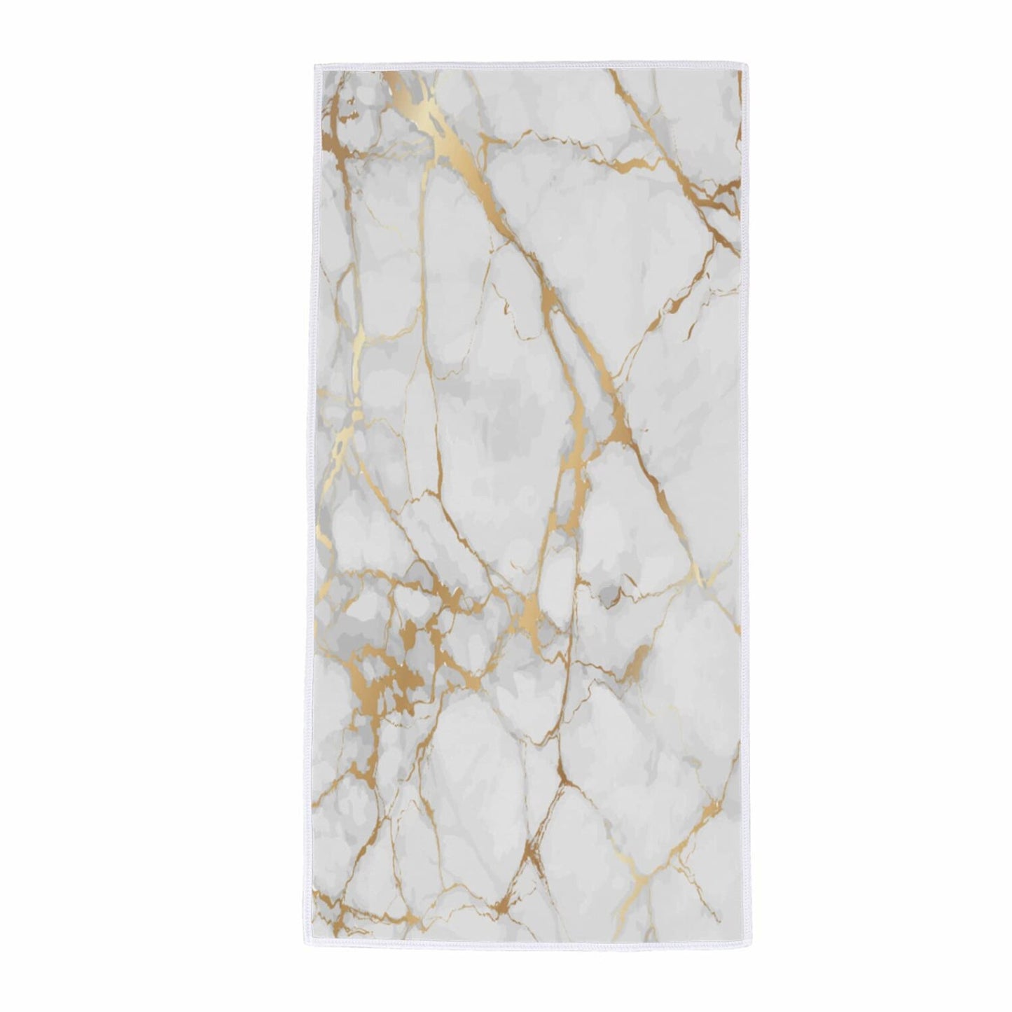 White Gold Marbling Hand Towels 15x30inch