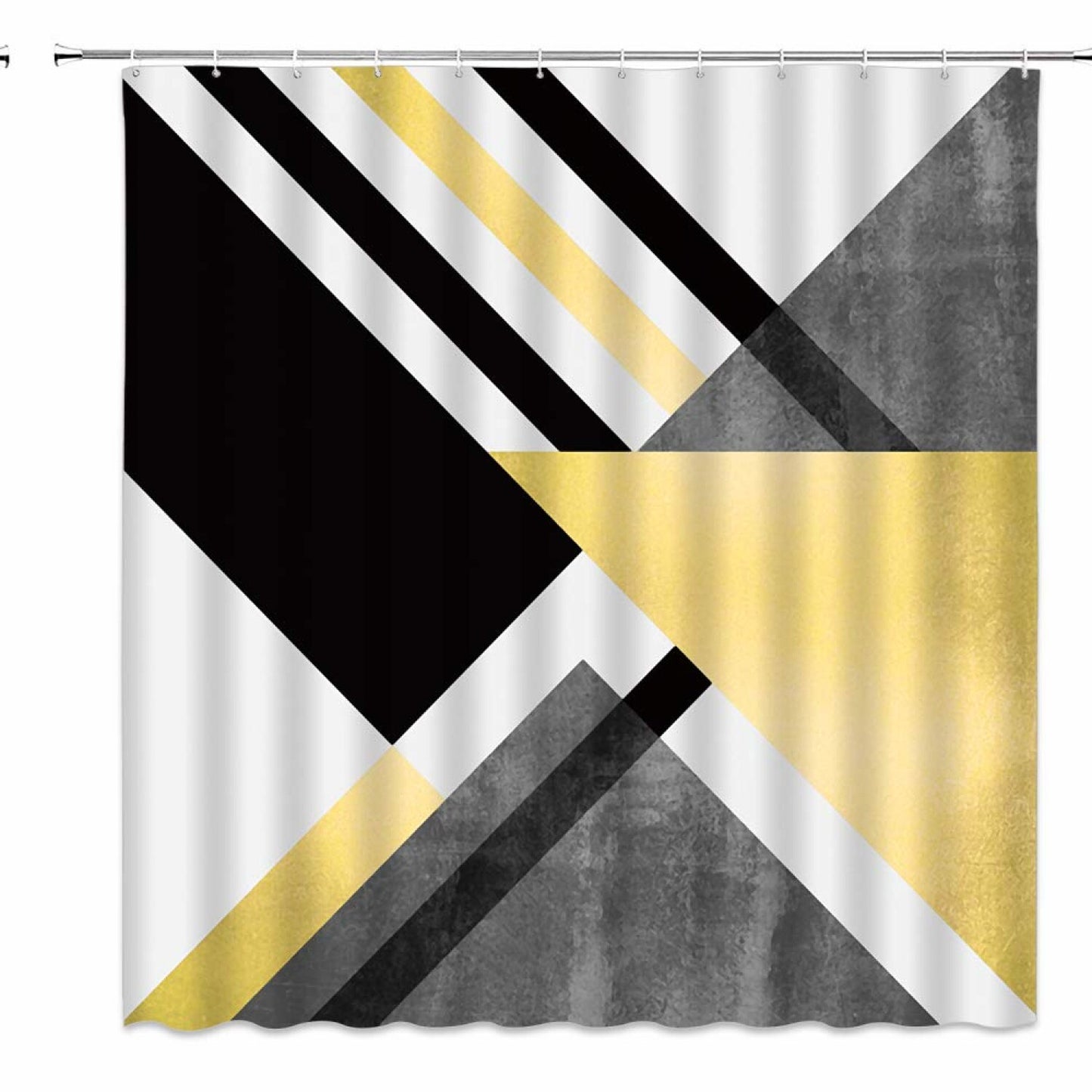 Abstract Geometric Shower Curtain 70x70 inches