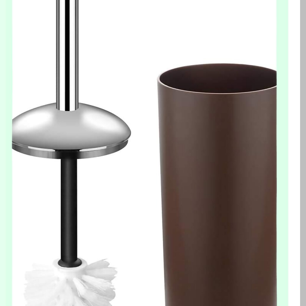 6 Pcs Plastic Bathroom Accessory Set Brown