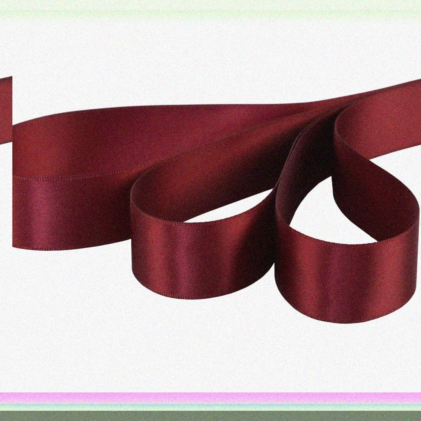 1" Wide Double Face Ribbon 25 Yards Burgundy