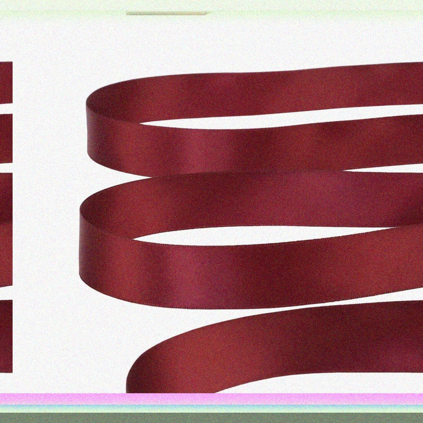 1" Wide Double Face Ribbon 25 Yards Burgundy